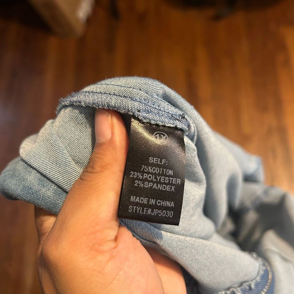 New Fashion Nova Janis Denim Jumpsuit - Picture 6 of 6